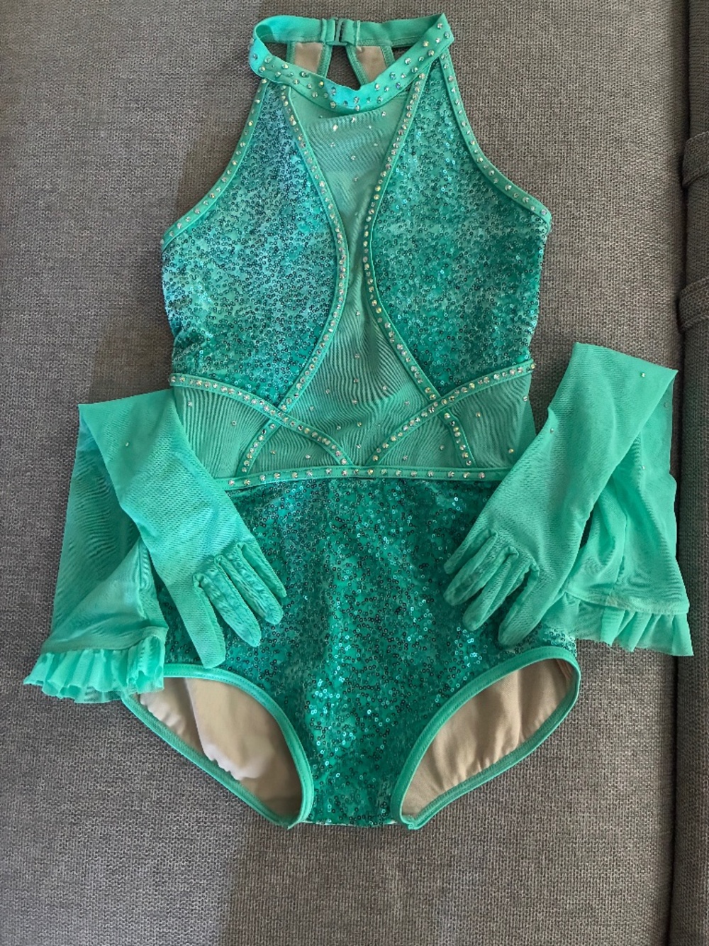 Weissman Jazz Dance Costume w/custom stoning